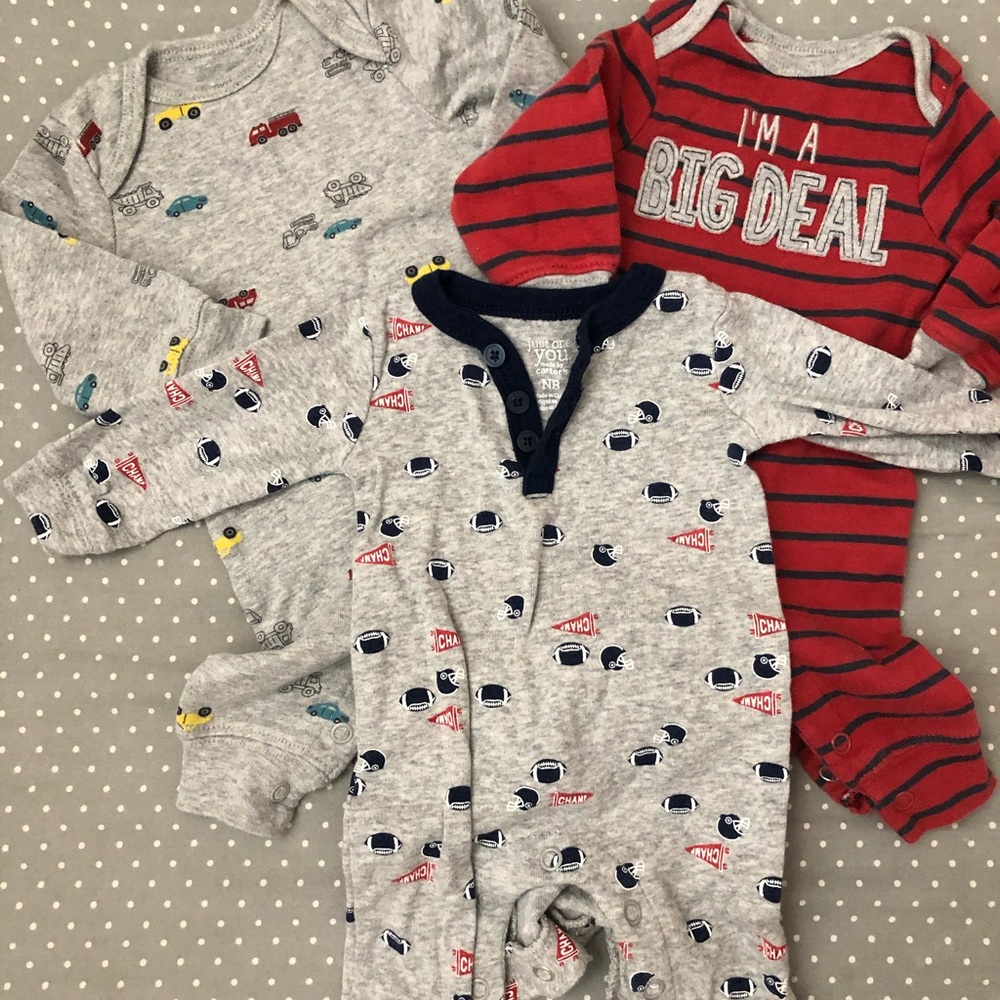 Newborn Snap Pajama Bundle